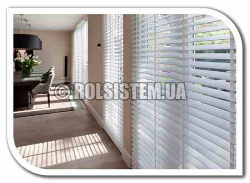 Дерев'яні жалюзі LUX 25 на струні