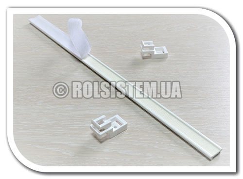 Карниз с липучкой для ламбрекена