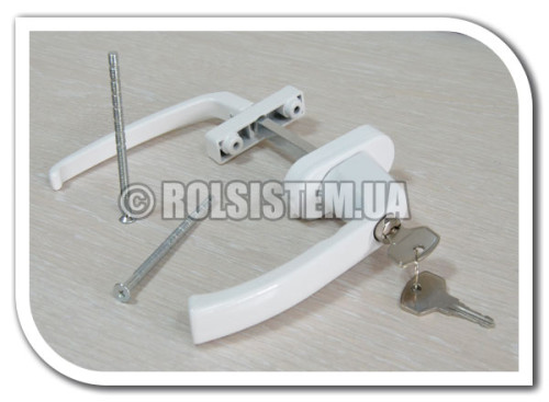 Асимметричная двухсторонняя ручка с ключом