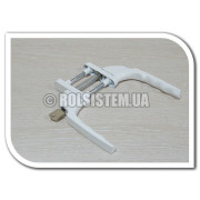 Двухсторонняя узкая оконная ручка с замком Двухсторонняя узкая оконная ручка с замком