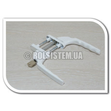 Двухсторонняя узкая оконная ручка с замком Двухсторонняя узкая оконная ручка с замком