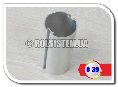Труба Ø 39 на 2 паза под электродвигатель