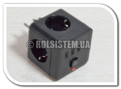 Трійник із захистом від перевантаження 7 в 1