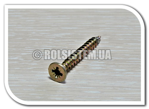 Шуруп потайний універсальний 3×40 мм