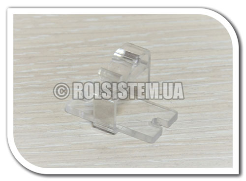 Клипса крепления валанса для деревянных жалюзи 25 мм 