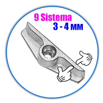 Пластиковый профиль 9 мм