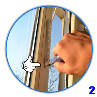 Металевий обмежувач провітрювання вікна з фіксацією положень