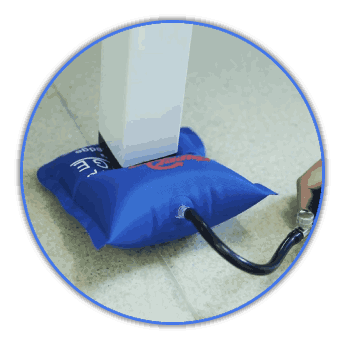 Повітряний клин для монтажу пластикових вікон