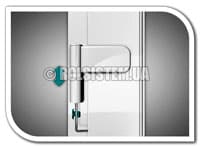 Регулювання притиску дверної петлі