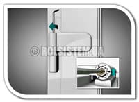 Вертикальне регулювання дверної петлі