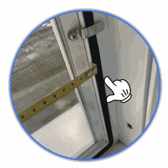 Замер москитной сетки